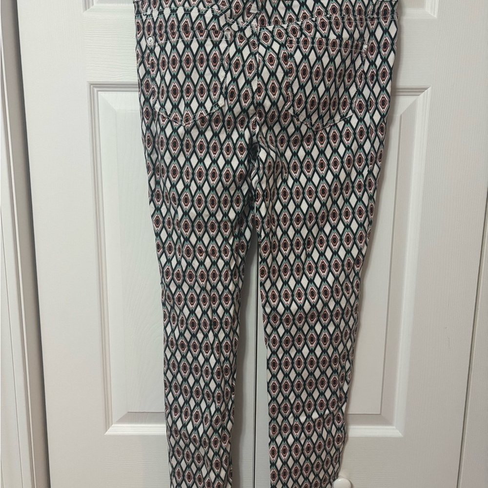 Geometric Patterned Pants - image 2